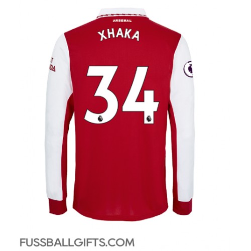Arsenal Granit Xhaka #34 Fußballbekleidung Heimtrikot 2022-23 Langarm